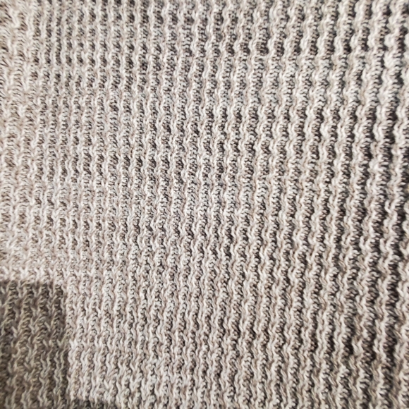 Medium, Beautiful Grey Knit Long Sweater or Dress, L/S Roll up Cuffs, Stretchy - Picture 12 of 16